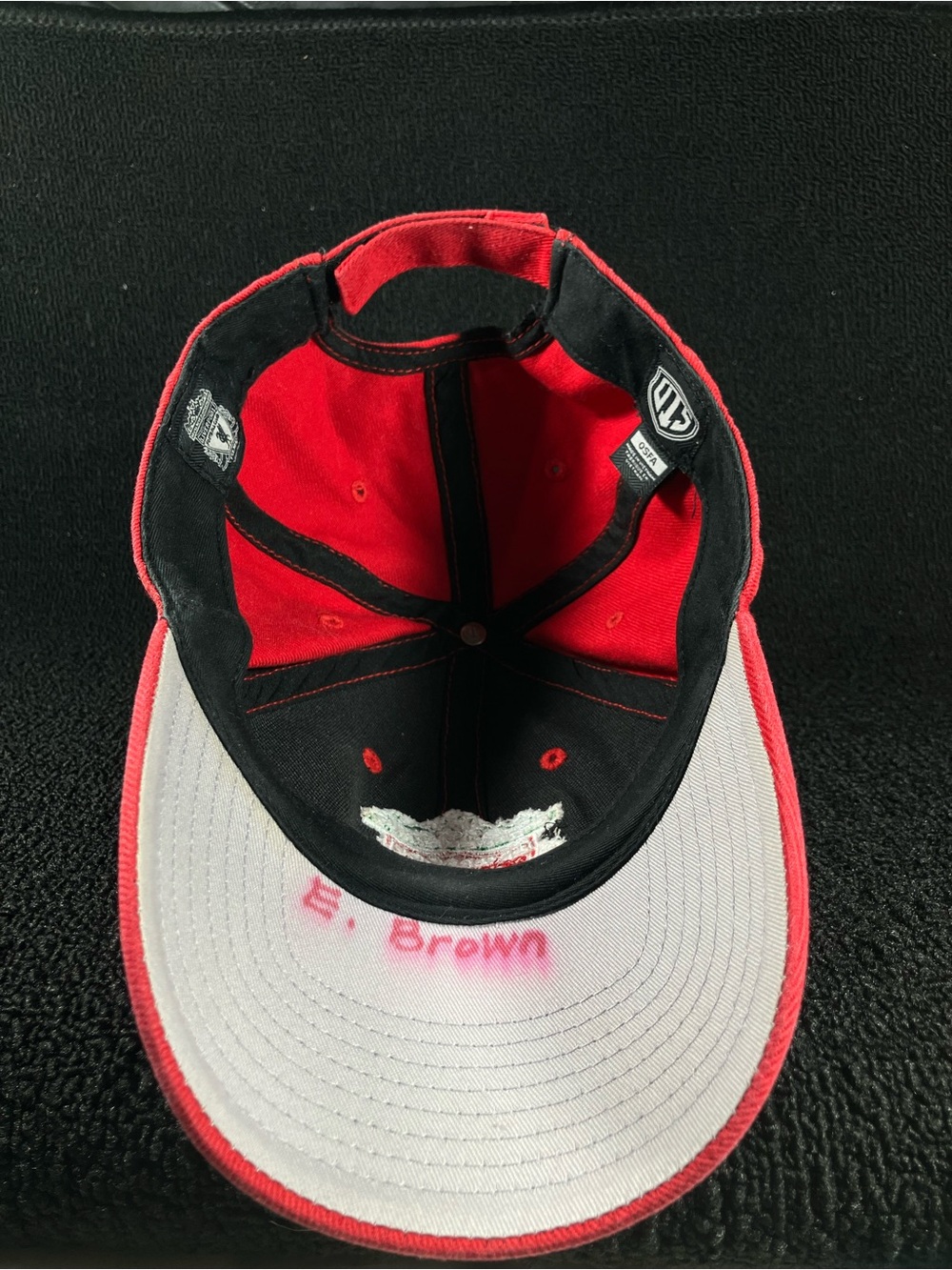 Liverpool FC Soccer Hat Cap Embroidered Crest OTS Strapback OSFA Red - Picture 5 of 7